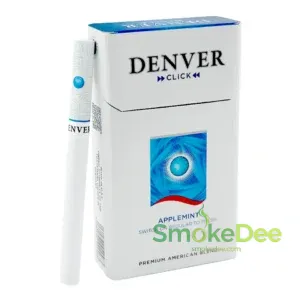 บุหรี่นอก DENVER CLICK APPLEMINT (1 เม็ดบีบ)