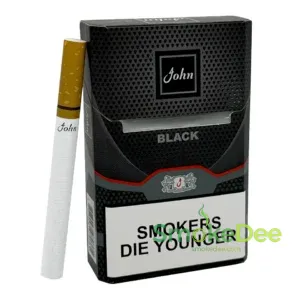 บุหรี่นอก JOHN BLACK (ซองแข็ง)