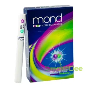 บุหรี่นอก MOND รุ้ง (2 เม็ดบีบ)