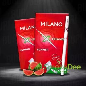บุหรี่นอก Milano แตงโม (มวนสลิม 1 เม็ดบีบ)